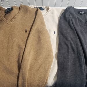 Polo Ralph Lauren and Apt 9 sweaters